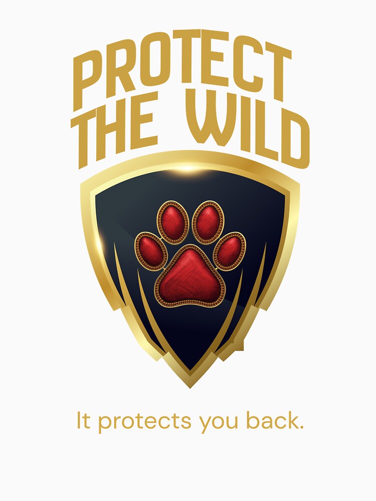 Protect the Wild Native American Shirt – Wildlife Conservation & Animal Rights Tee by Eyanosa Native Design