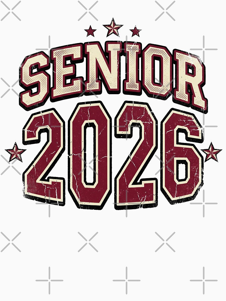 Senior 2026 Retro Varsity Athletic Graduation Gift Idea by Osmose-Studio ⭐⭐⭐⭐⭐