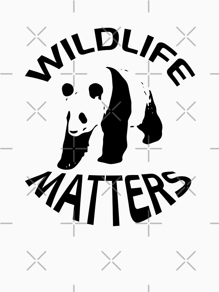 Wildlife matters design of a panda bear. protect the panda bears, stop poaching! by NobelFashion