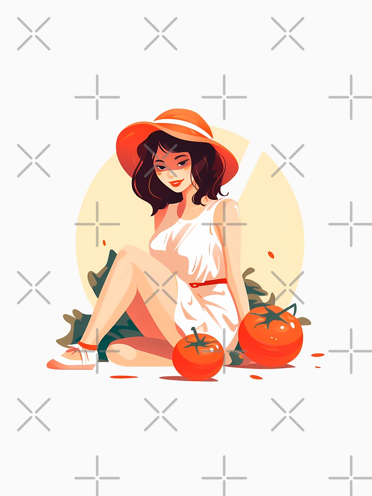 Tomato Girl Summer by NBazilenco