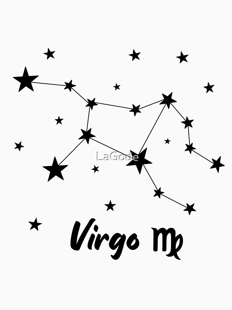 Virgo Zodiac Star Constellation by LaGode
