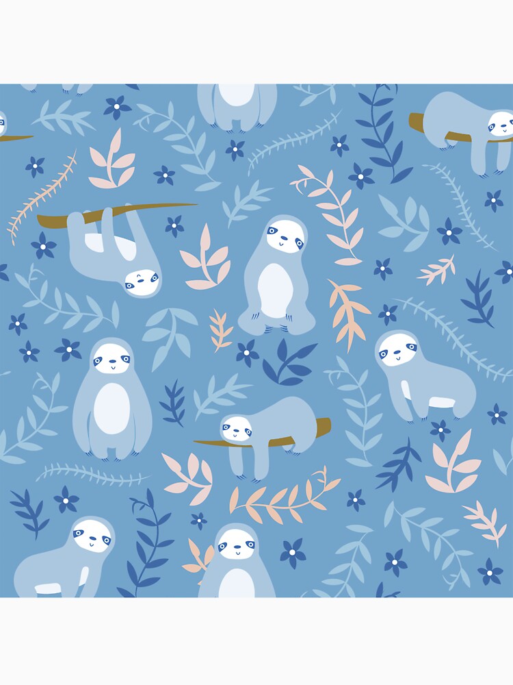 Winter Sloth Color by ArtCreations79