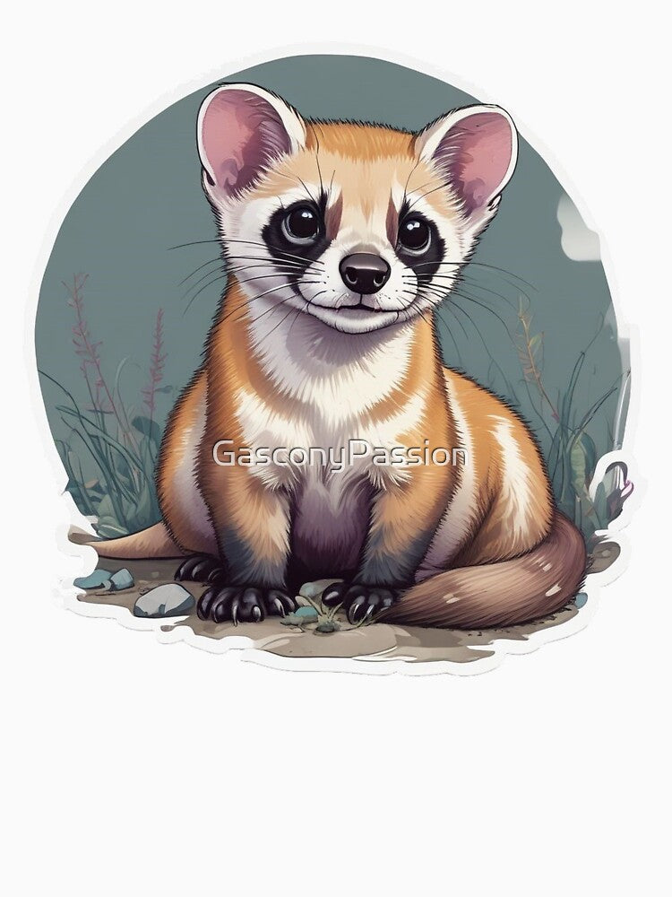 Black footed ferret by GasconyPassion