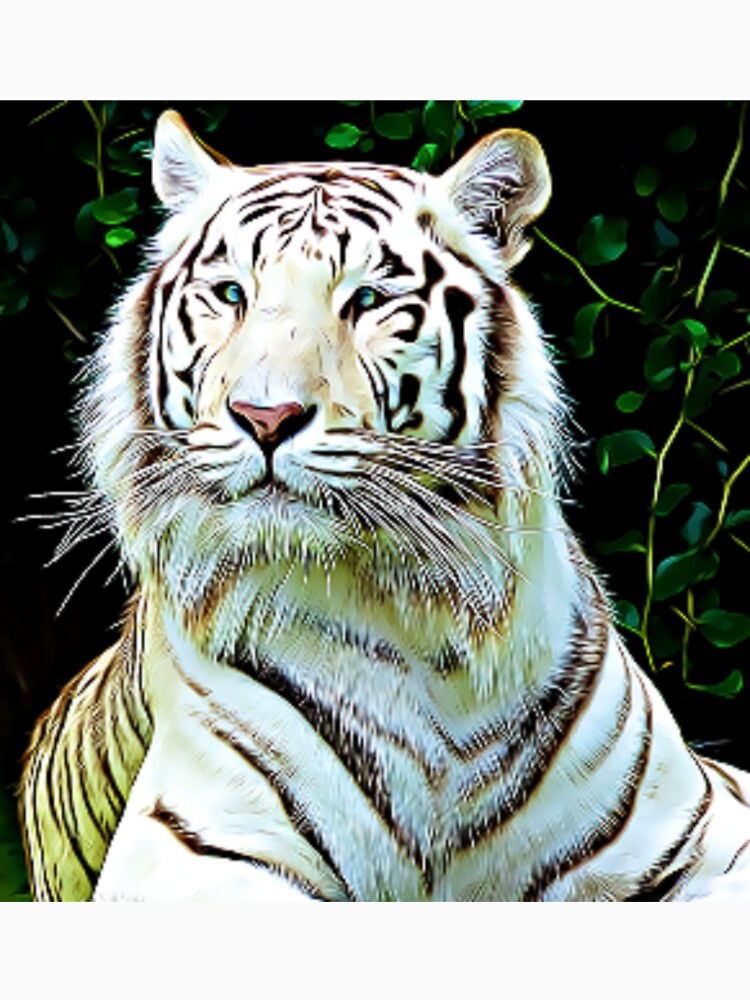 White tiger by Sneshka
