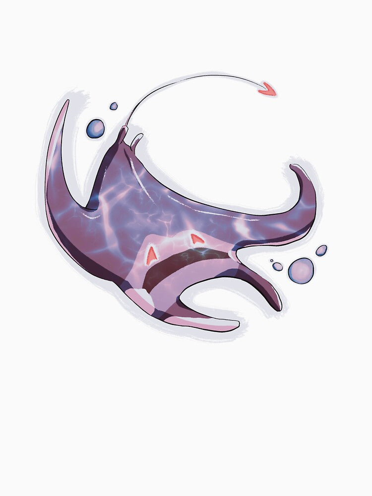 Japanese Devilray (Endangered Species) (horns ver.) [NO TEXT] by Dragon Blossom Art