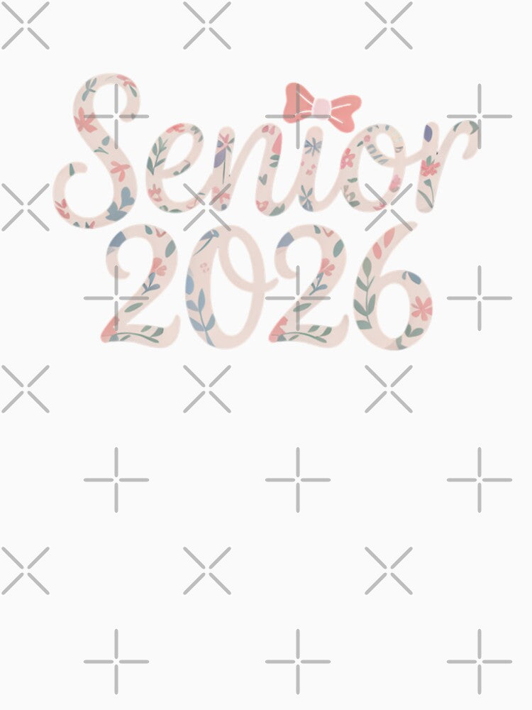 Senior 2026 Floral Design with Bow by Gogetgiggles