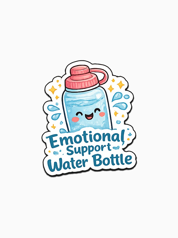 Emotional Support Water Bottle by trippinimages