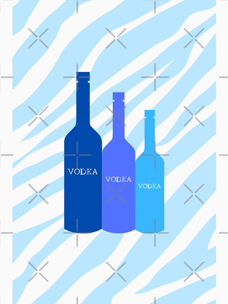 blue alc bottles zebra print by SUUSCK ★