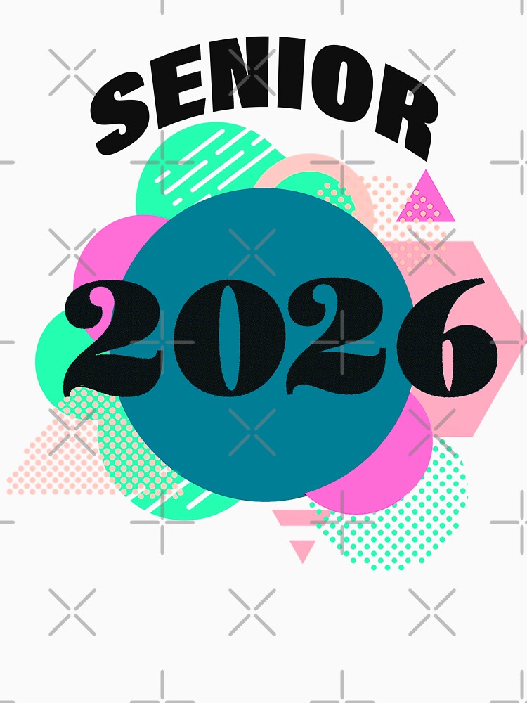 Senior 2026 Retro Geometric Graduation by MotifzMix