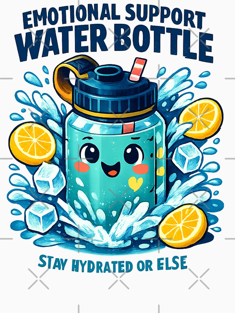 Emotional Support Water Bottle by VaultInk