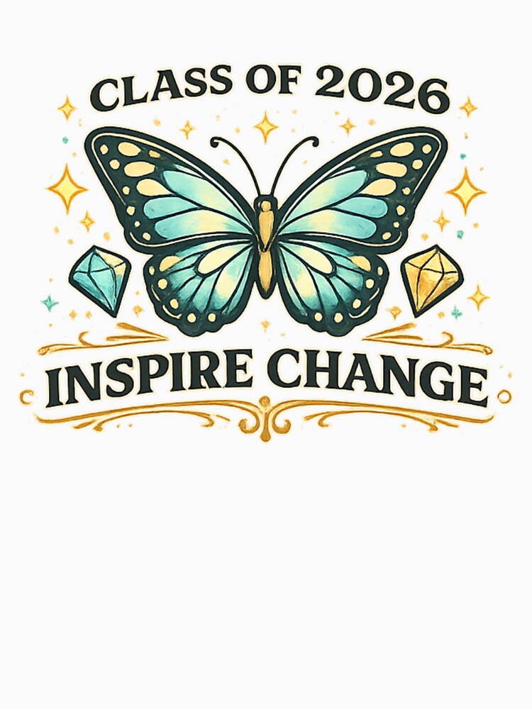 Class of 2026 Inspire Change Butterfly by PunchDrop