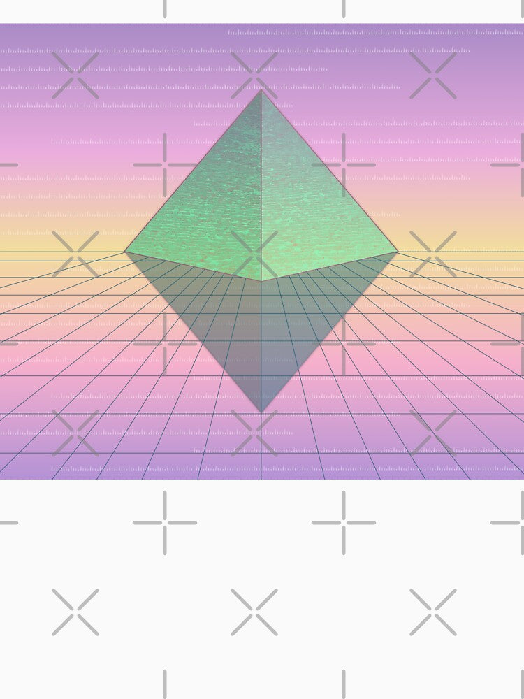 Pastel Desert Pyramid by Punderstandable