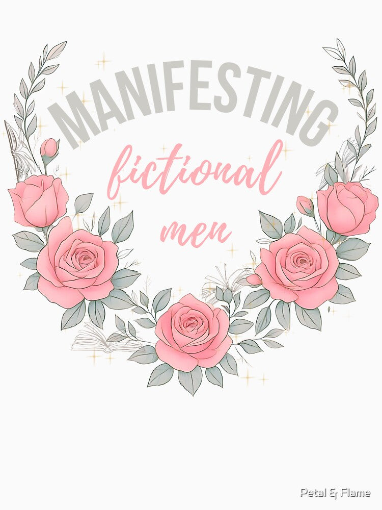 Manifesting Fictional Men | Bookish Aesthetic Romantic Reader Design by Petal & Flame