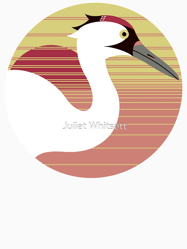 Whooping Crane (Grus americana) - Endangered Bird by Juliet Whitsett