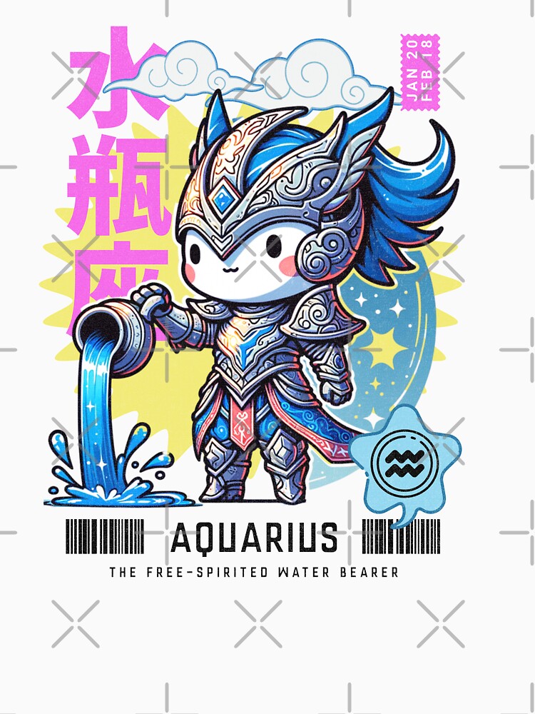 Zodiac - Aquarius the Free Spirited Water Bearer by 2ndSketch