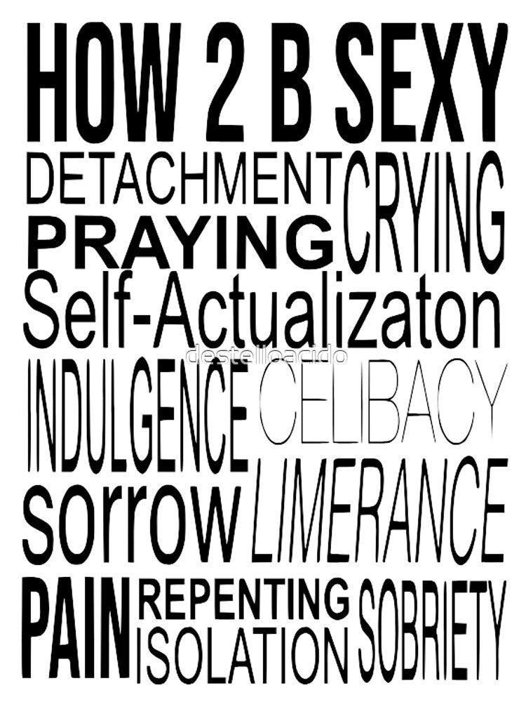 How 2 B Sexy Typography Poster - Dark Feminine Energy Quote Design by destelloacido