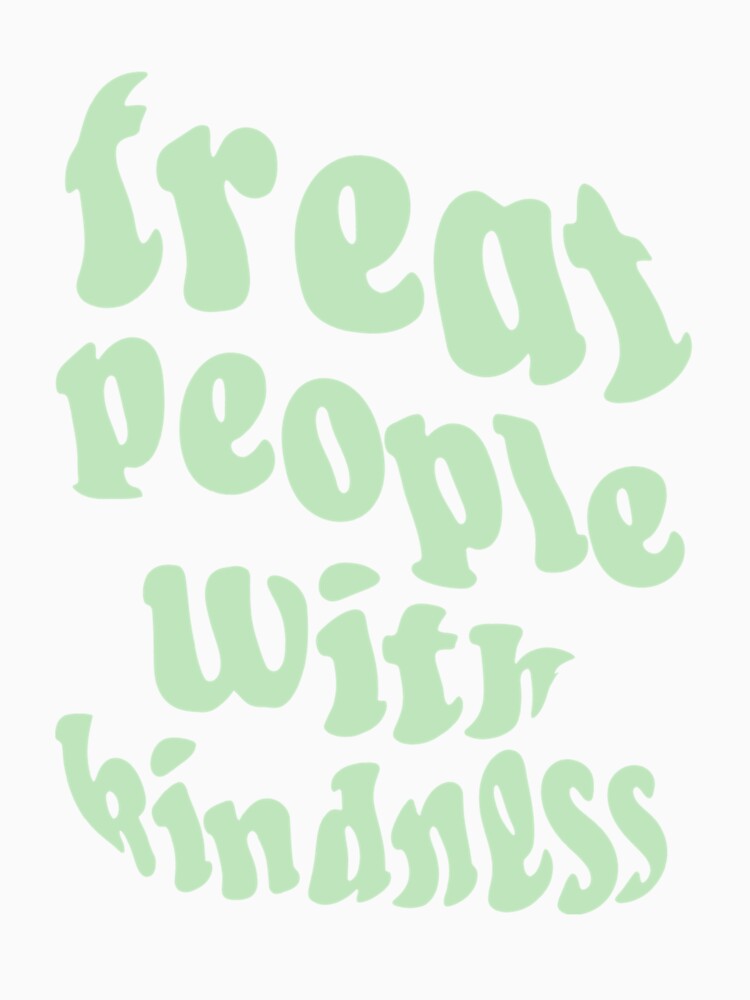 Treat People With Kindness Danish Pastel Typography by 4seasondesign