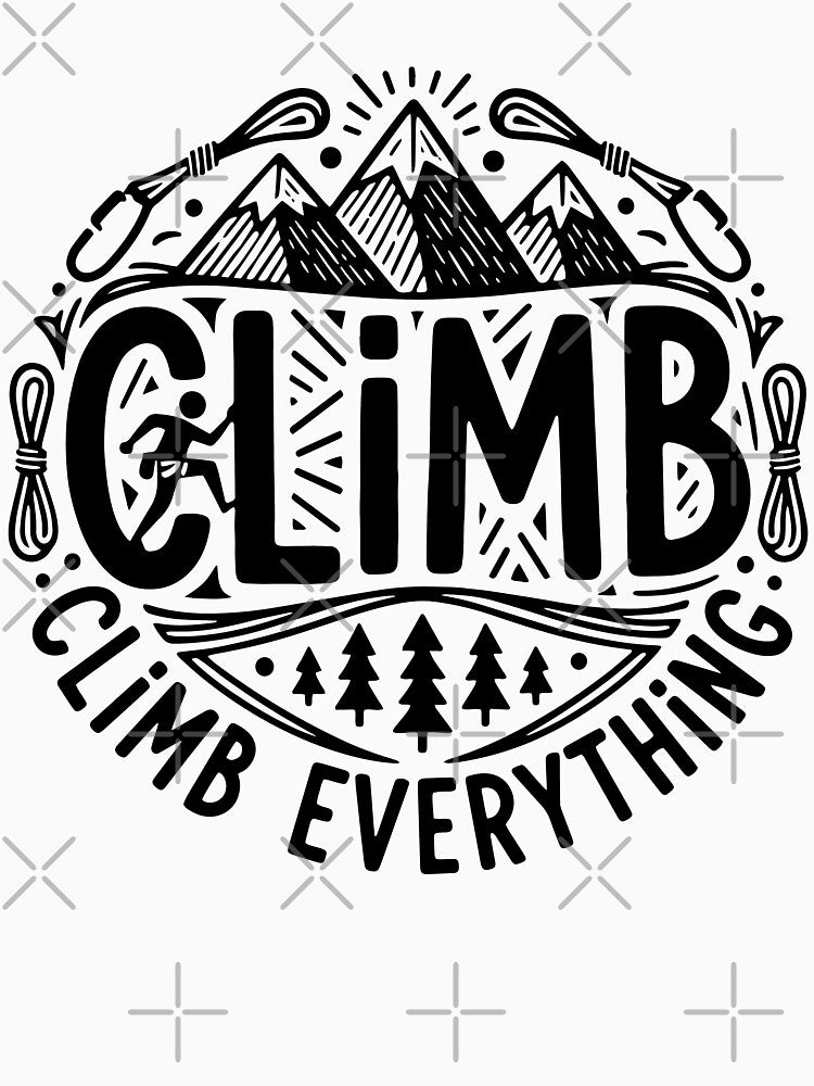 Climb Everything Mountains Trees Adventure by LuminOrb