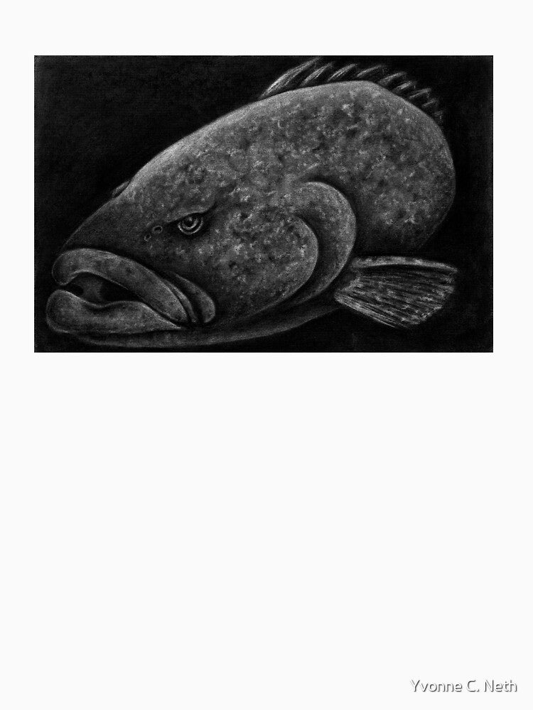 Epinephelus lanceolatus  "Giant grouper by Yvonne Neth