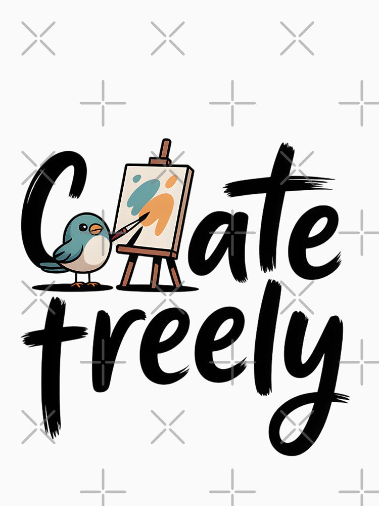 Create Freely Bird Artist Logo by AbanoubStore