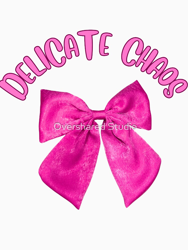 Delicate Chaos Hot Pink Bow by Overshared Studio