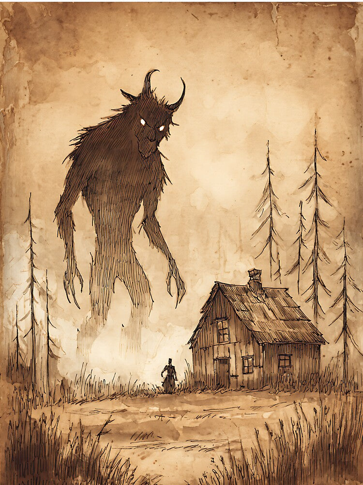 Cryptid Creatures: Shapeshifter Skinwalker by bapupa