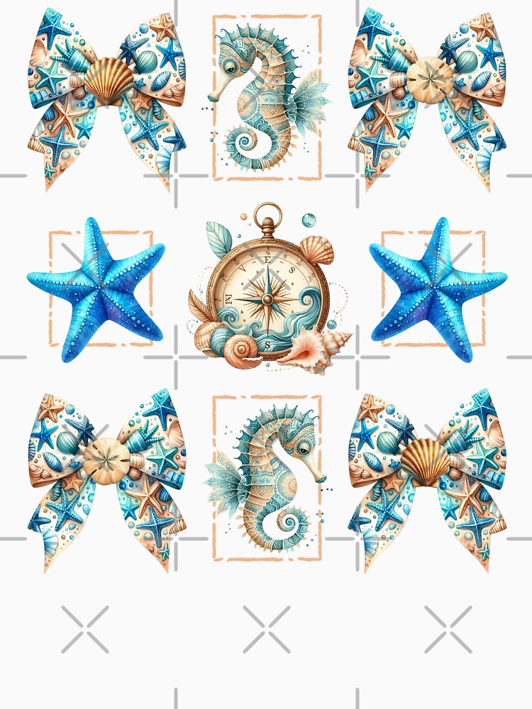 BEACH AND BOWS COASTAL COQUETTE by FlutteringWings