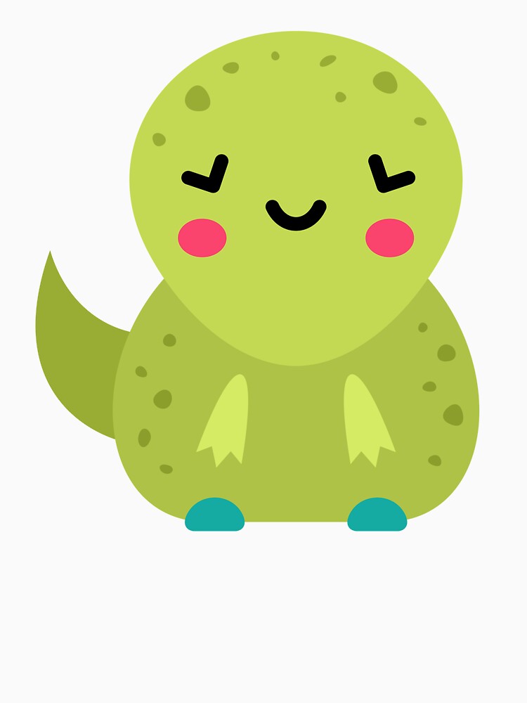 Kawaii Velociraptor Adorable Dino Design by missbobbit