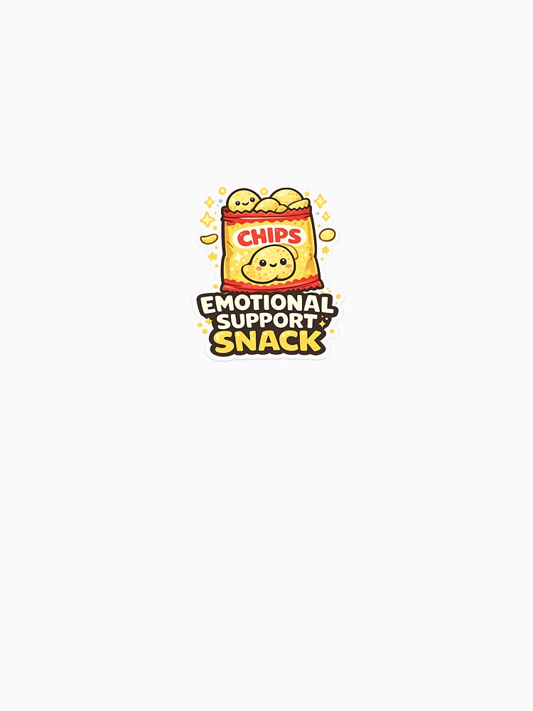Emotional Support Snack Sticker by RedRubyBubble
