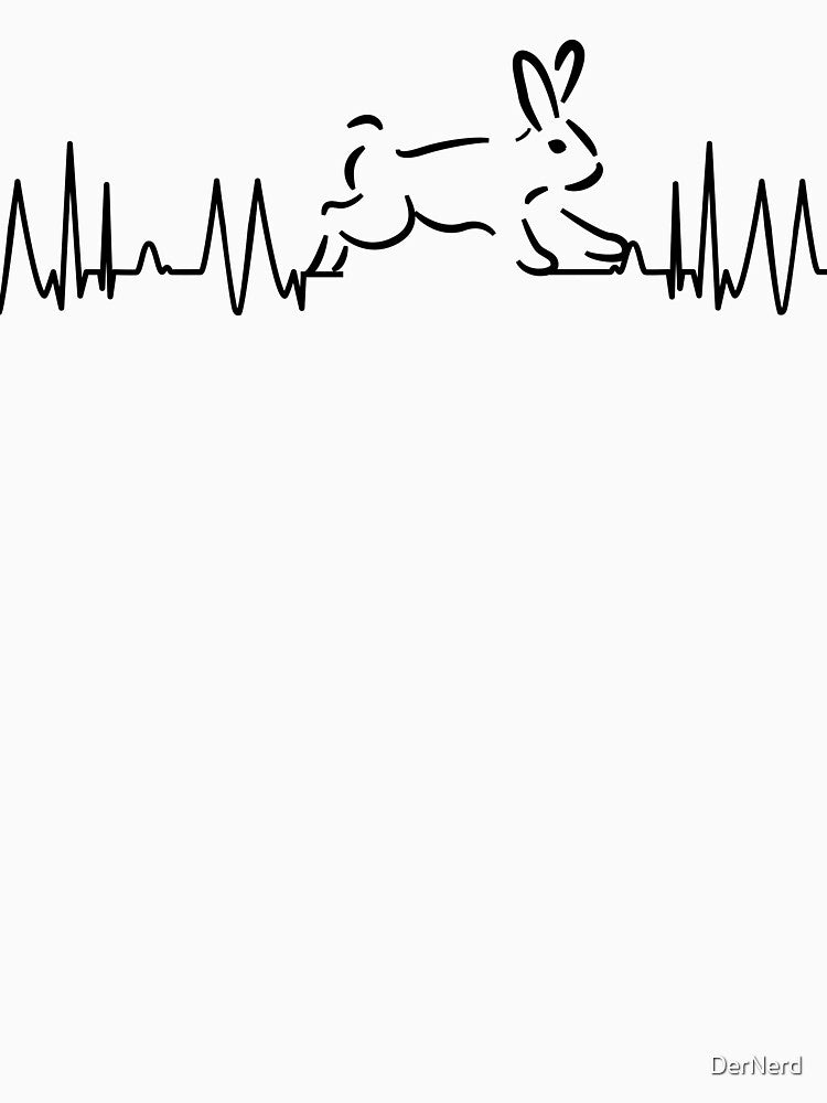 heart rate rabbit bunny lady pulse heartbeat by DerNerd