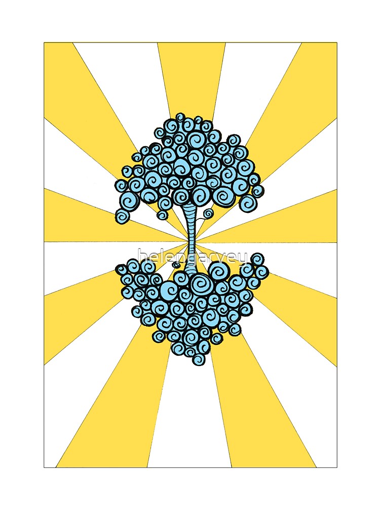 Tree illustration 25 - colour by helengarvey