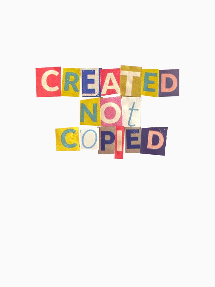 Created Not Copied Collage Letters by Kusaka.art
