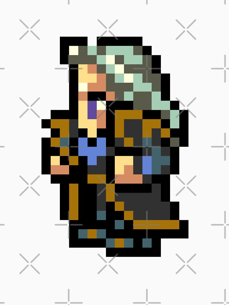 Final Fantasy VI -Setzer Sprite by SpriteZone
