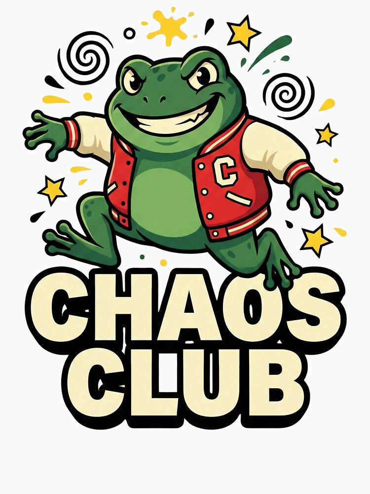 Chaos Club Funny Frog Shirt | Absurd Cute Humor by MotivaChic
