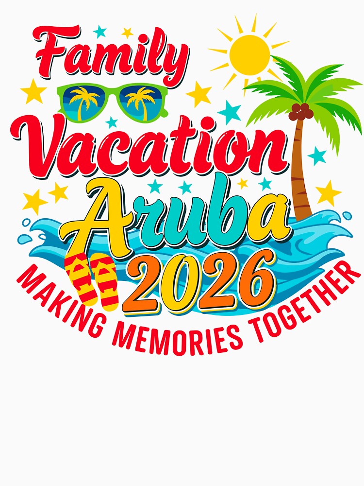Aruba 2026 Family Trip Beach Design by designleon19