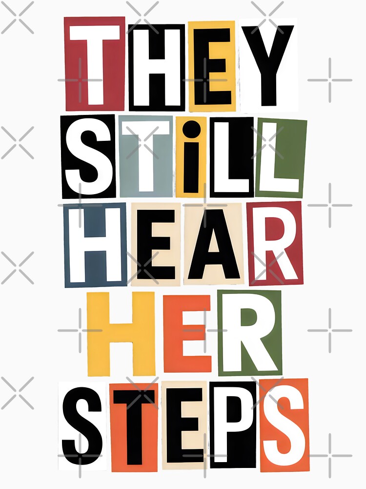 Haunting Presence in Letter Blocks with Black Text by SplashTastic