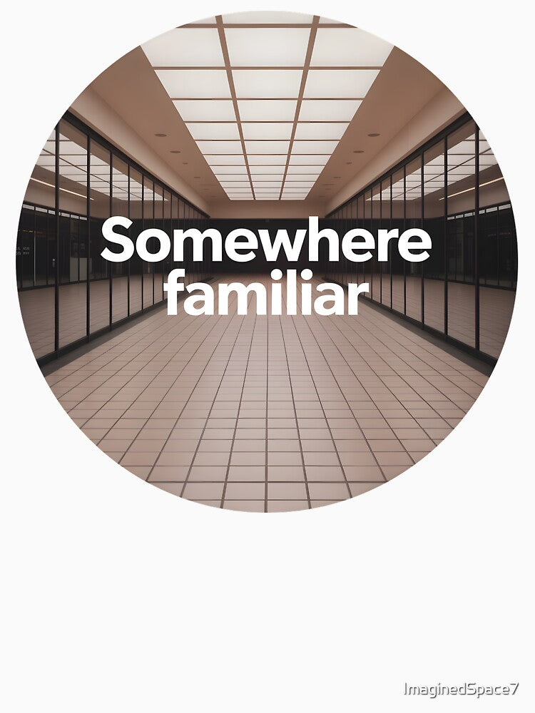 Somewhere Familiar – Liminal Space Shopping Mall Weirdcore Design by ImaginedSpace7
