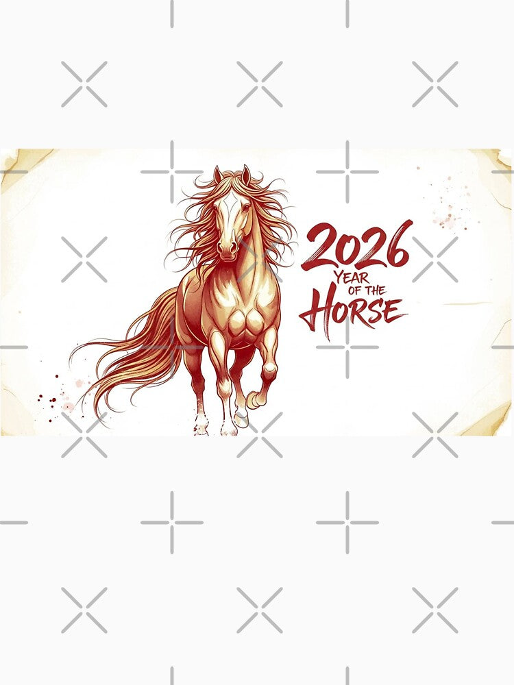 Year Of The Horse 2026 Vintage by Pollock
