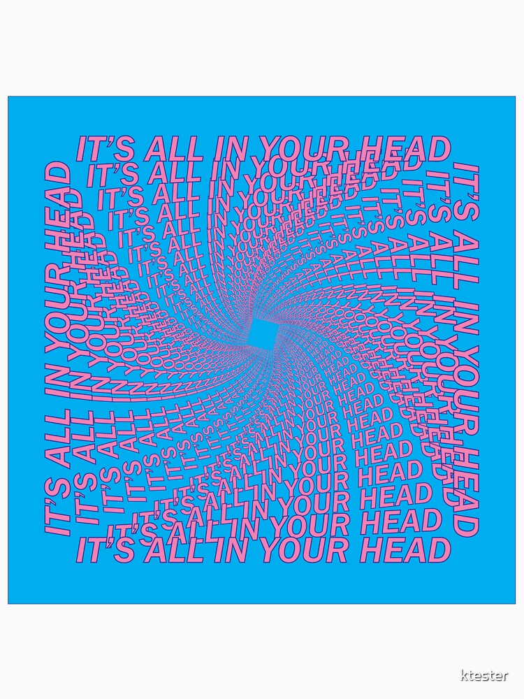 Vaporwave Text Spiral (It's All in Your Head) by ktester