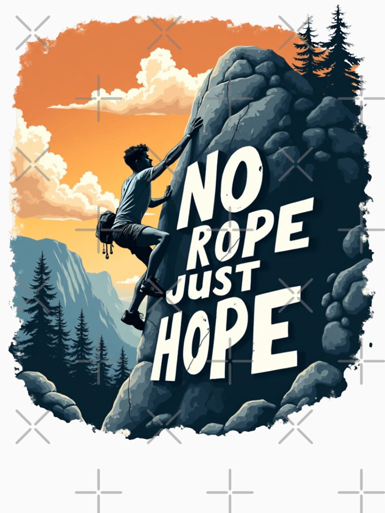 No Rope Just Hope by PerkzPrints