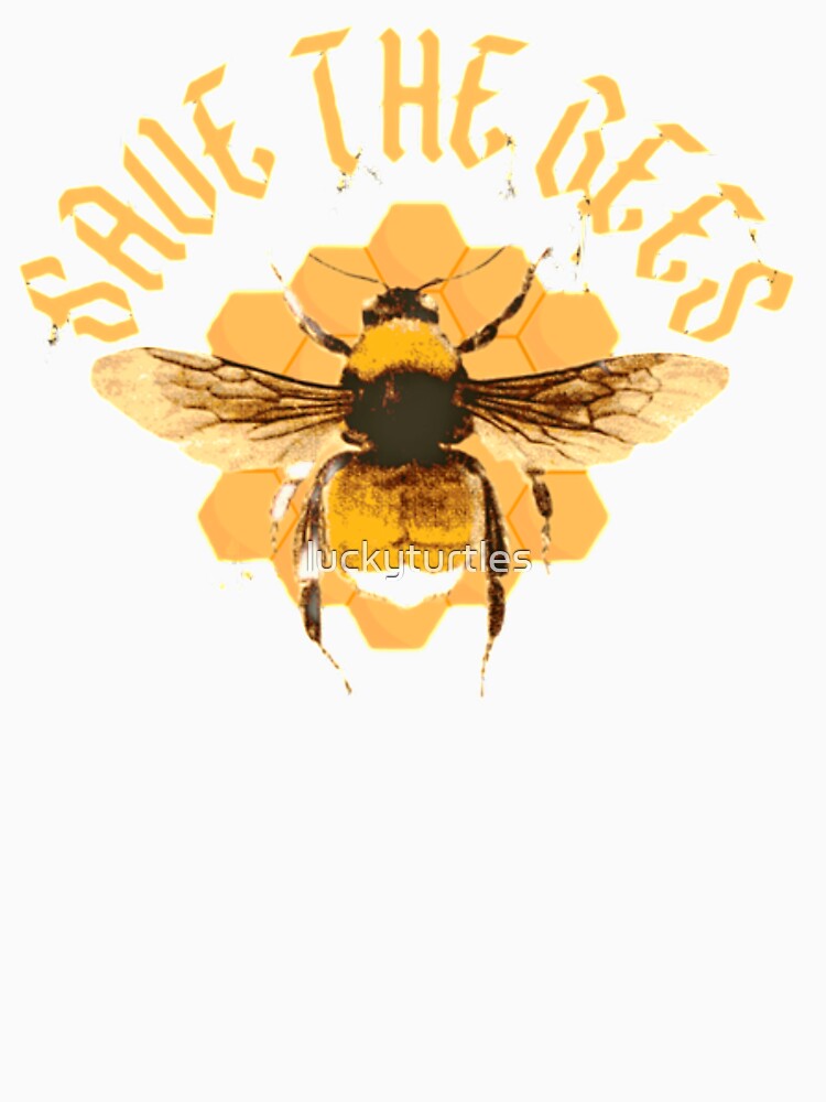 Save the Bees design by luckyturtles