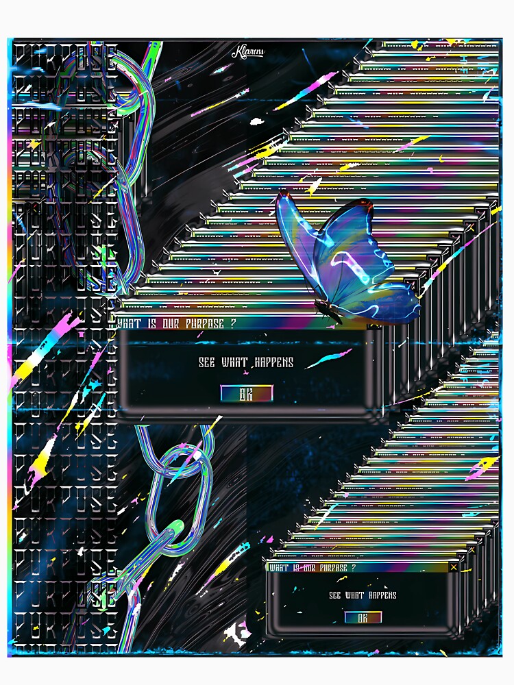 Glitched Error Tab Vaporwave Retro Tech by oundzcxem96