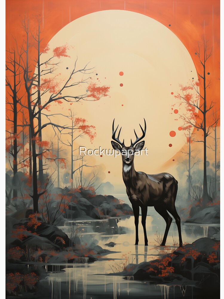 Reindeer Art, by Rockwpapart