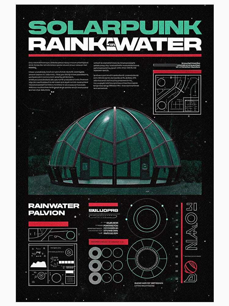 Solarpunk: Organic Rainwater Harvesting Pavilion by Raw-Ink