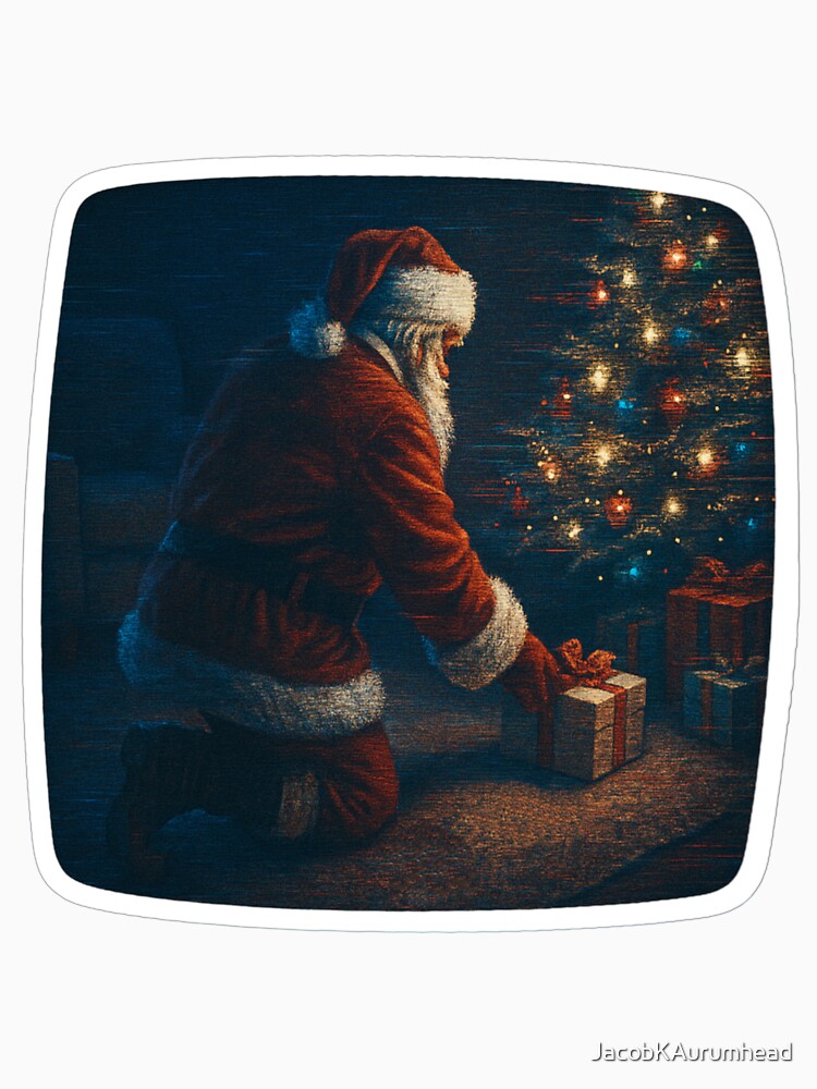 Glitched Xmas CRT – Late Night Gifts – Analog Glitch Nostalgia by JacobKAurumhead
