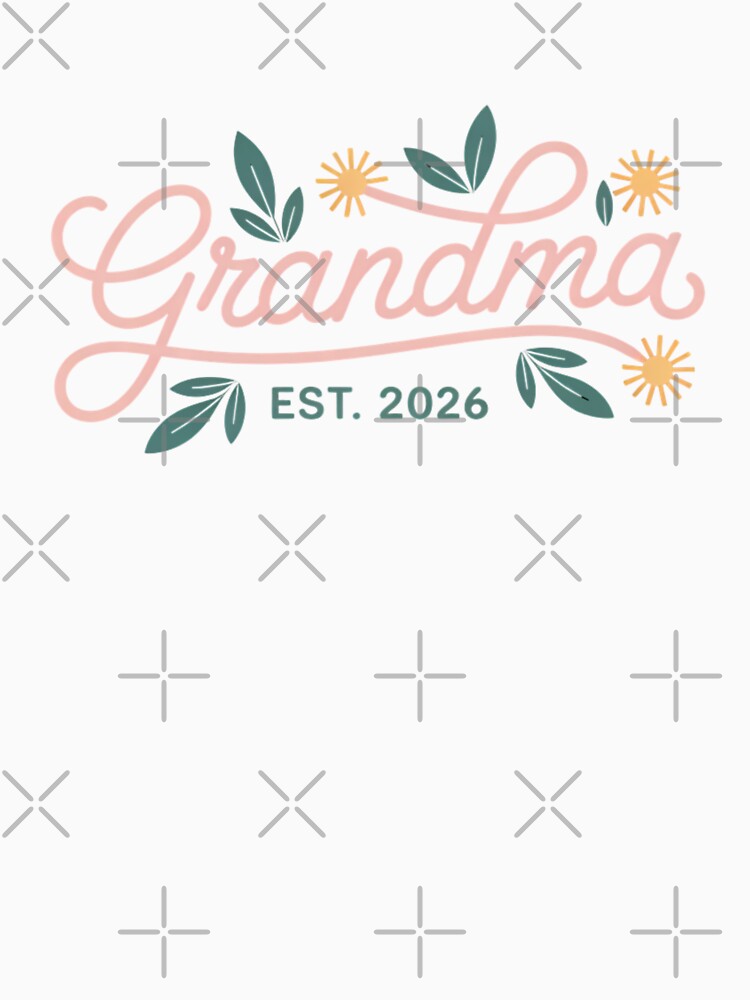 Grandma Est. 2026 | Floral Grandma Gift Design by Gogetgiggles