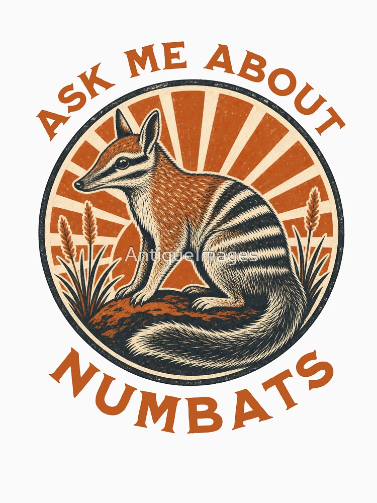 Ask Me About Numbats Cute Aussie Anteater by AntiqueImages