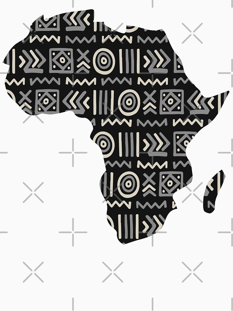 Authentic Bogolan Pattern - Tribal Art of Africa by Wolagno