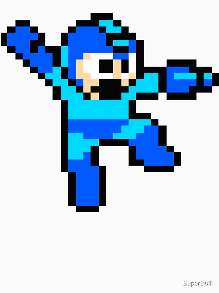 Mega Man Sprite (Jump Shot) by Now Loading...