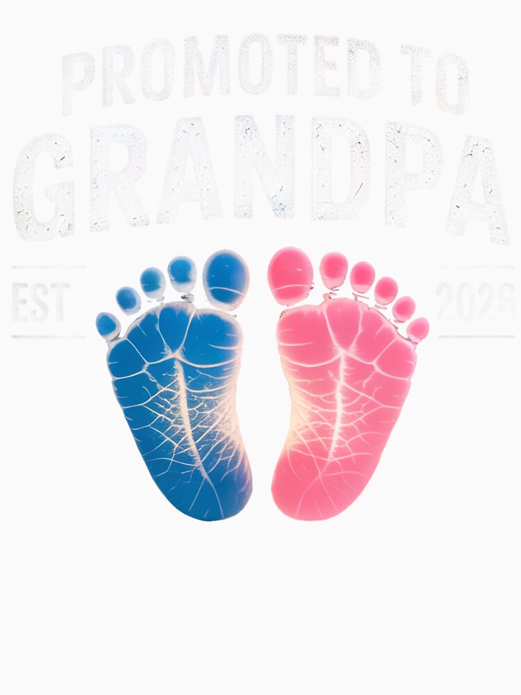 Promoted to Grandpa Est 2026 – New Grandfather Gift Baby Announcement by PosiMCreations